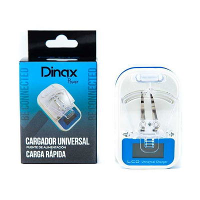 Cargador universal  DINAX USB/DISPLAY