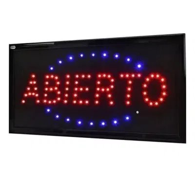 CARTEL LUMINOSO ABIERTO LED STAR VISION