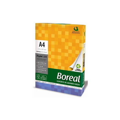 RESMA PAPEL BOREAL A4 75GRS X500