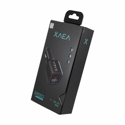 CARGADOR XAEA 12V 36W SPEED PD + QC 3.0 MOD38