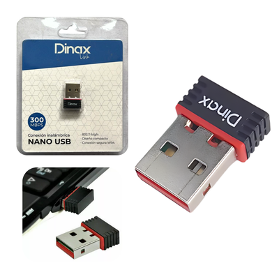 RECEPTOR WIFI DINAX 300 MBPS DX-WUSB330