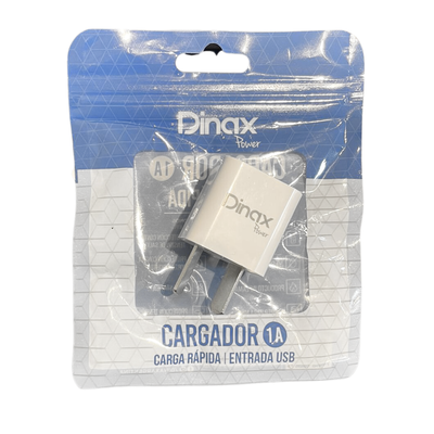 CABEZAL DINAX 1A CARGA RAPIDA ENTRADA USB