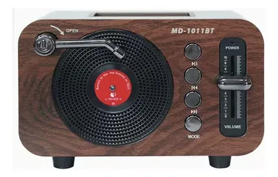 RADIO FM RETRO ESTILO VINILO MEIER 