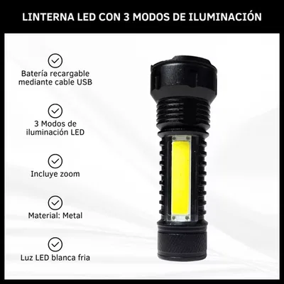 Linterna Dinax con estuche HY23