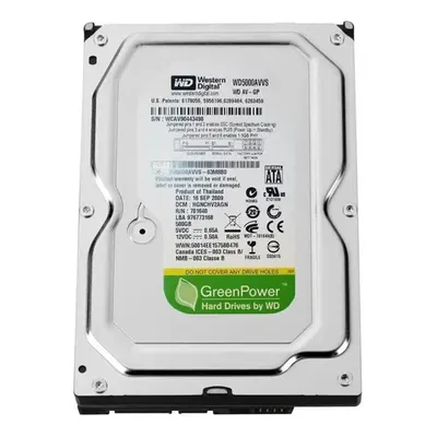 DISCO RIGIDO WESTERN DIGITAL 500 GB GREEN POWER