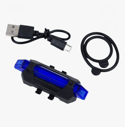 LUZ TRASERA PARA BICICLETA RECARGABLE