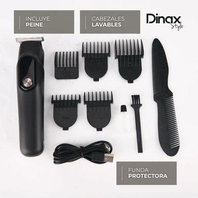 CORTADORA DE PELO PROFESIONAL CON 5 CABEZALES DINAX 