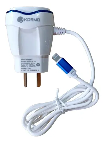 CARGADOR KOSMO IPHONE 4.2A