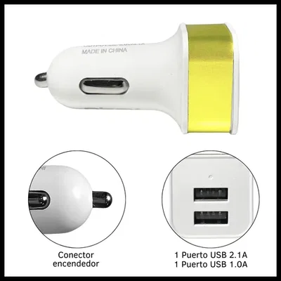CARGADOR DINAX 12V 3.1A DX-AUT12V