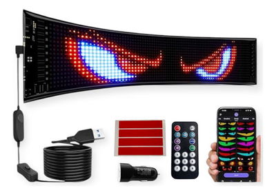 CARTEL FLEXIBLE CON LUZ LED LT002QC IP65 60X12CM