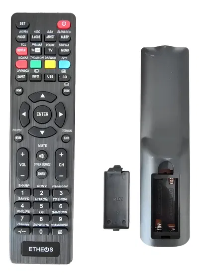 CONTROL REMOTO UNIVERSAL ETHEOS SMART TV BOTON NETFLIX