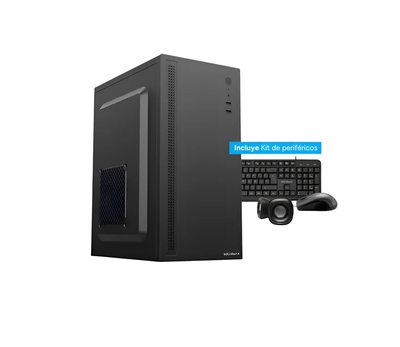 GABINETE SOLARMAX CM-8806 FUENTE 600W KIT TECLADO/MOUSE/PARLANTES