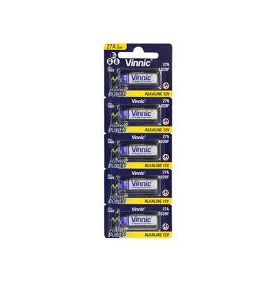 PILA 27A VINNIC L828F 12/27A ALCALINA PACK X 5