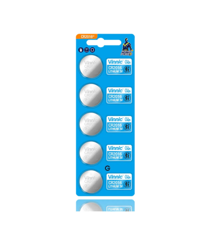 BATERIA CR-2016 VINNIC 3V/LITIO PACK X 5