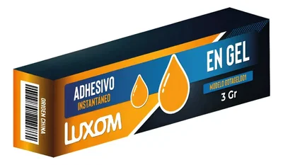 ADHESIVO INSTANTANEO GEL LUXOM BLISTER X 6