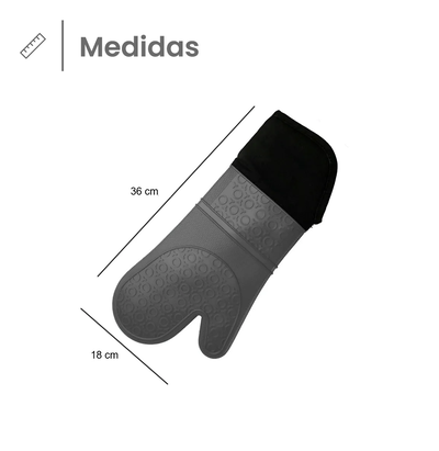 GUANTES DE SILICONA PARA COCINA (MANOPLA)
