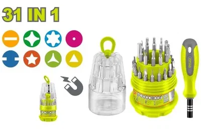 SET DE PUNTAS (DESTORNILLADOR) X 31 PIEZAS TL005XZ