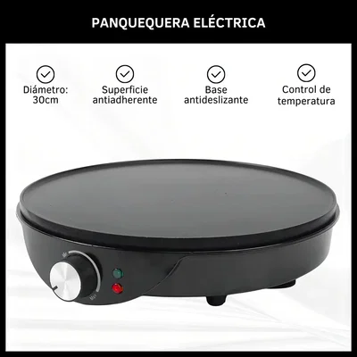 PANQUEQUERA ELECTRICA DINAX 800W 30CM DE DIAMETRO WH-CM800SEC02