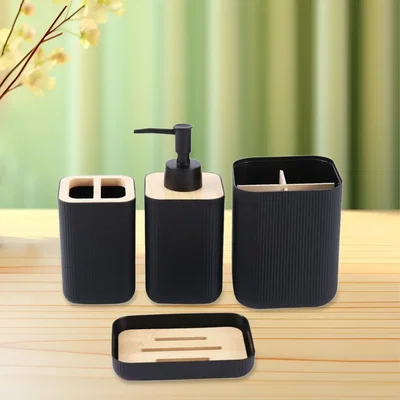 SET ORGANIZADOR DE BAÑO 4 PIEZAS WW4002