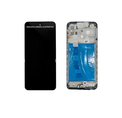 MODULO MOTO E32 CON MARCO PREMIUM NEGRO 14646-3