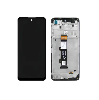 MODULO MOTO G22 CON MARCO PREMIUM NEGRO14645-6