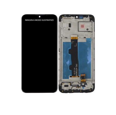 MODULO MOTO E7 POWER/E7I POWER CON MARCO PREMIUM NEGRO 14651-7