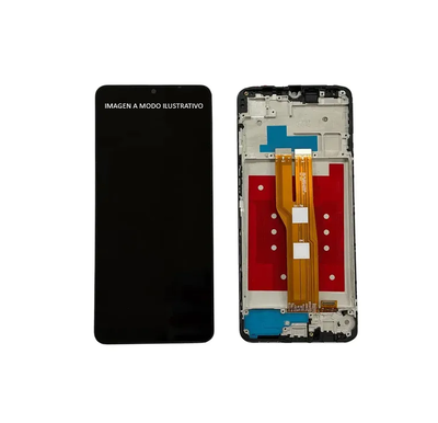 MODULO SAMSUNG A07 4G CON MARCO PREMIUM NEGRO 14622-7