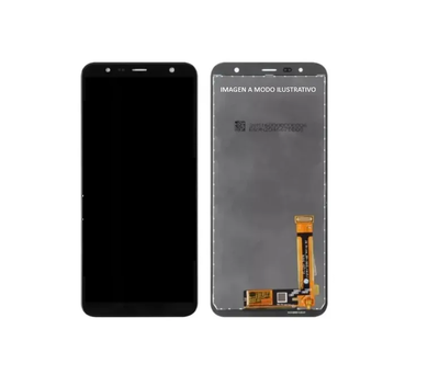 MODULO SAMSUNG J4 PLUS/J6 PLUS/J4 CORE  C/ ADHESIVO PREMIUM  NEGRO 13879-6