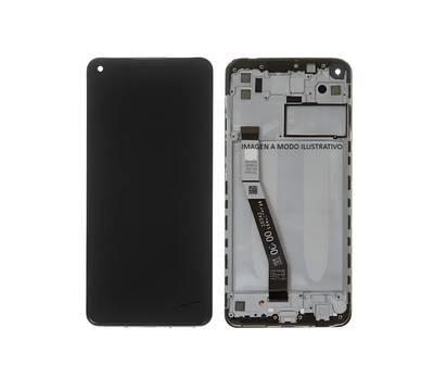 MODULO XIAOMI REDMI NOTE 9/10X CON MARCO PREMIUM NEGRO 14662-3