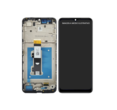 MODULO MOTO E22 CON MARCO PREMIUM NEGRO 14654-8