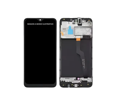 MODULO SAMSUNG A10 CON MARCO PREMIUM NEGRO 14623-4