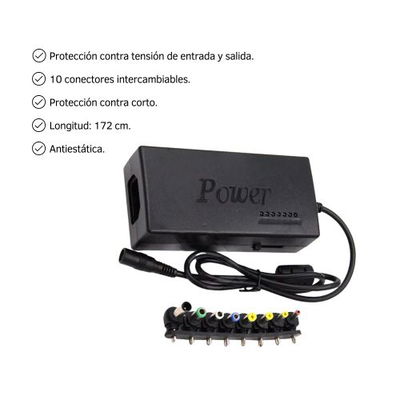 CARGADOR DINAX NOTEBOOK UNIVERSAL 10 PINES