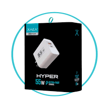 CARGADOR XAEA TC HYPER 5.4A 55W USB/C