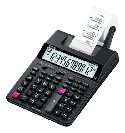 CALCULADORA CASIO HR-100RC CON BOBINA DE PAPEL