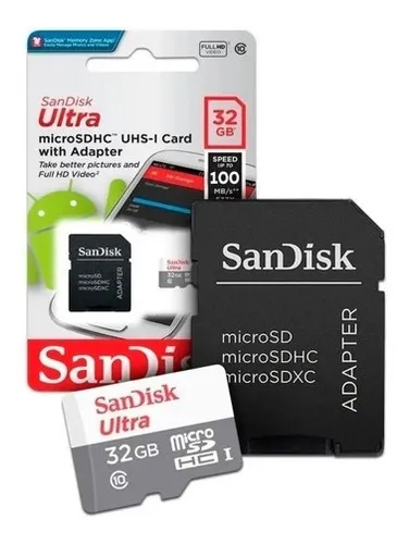 MEMORIA SD SANDISK 32GB C10 100MB/S