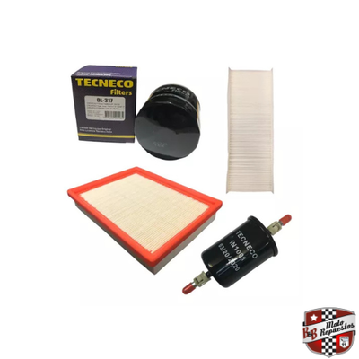 Kit Filtros Completo Chevrolet Corsa Classic 1.4 - 1.6 tecneco