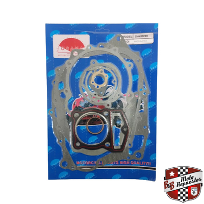 Kit Junta De Motor Para Motomel Dakar 200 Cadenero