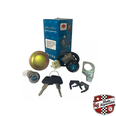 Kit Cerraduras + Tapa Tanque Llaves Gilera Smash