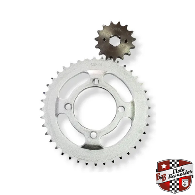 Corona Y Piñon Honda Storm 125 Z40-z15 Bombe Hellux calidad usa