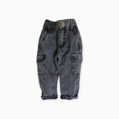Pantalon Cargo Black 