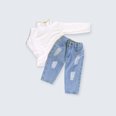 Pantalon Mom Roturas.