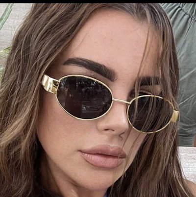 Gafas celi dorado cristal marron(importadas)
