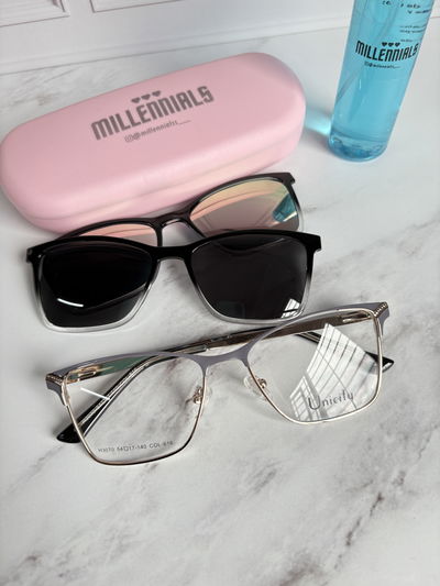 Clip on dos placas valeryn lavanda