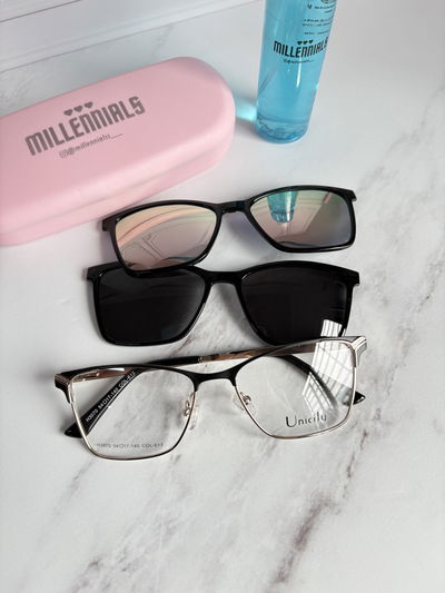 Clip on dos placas valeryn negro