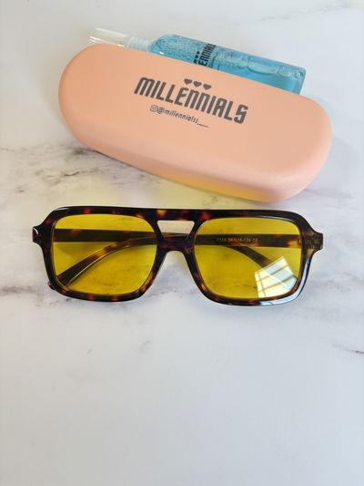Gafas roxae amarillas print
