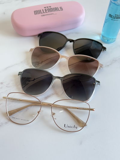 Clip on 3 placas lusme beige