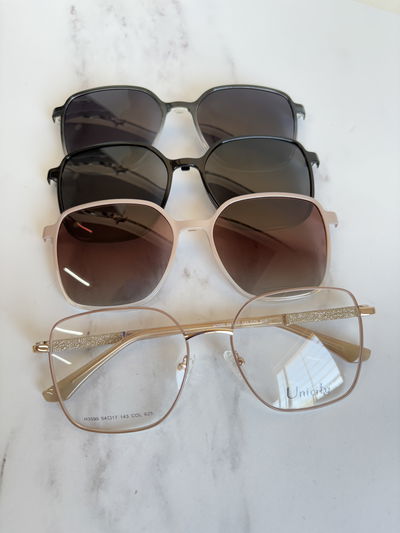 Clip on 3 placas navir beige