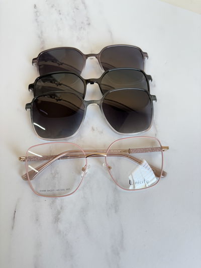 Clip on 3 placas navir rosa