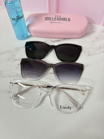 Clip on dos placas lumi transparente 