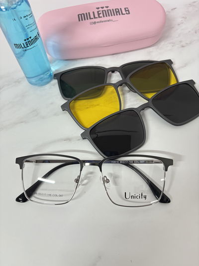 Clip on 3 placas alex plata 307